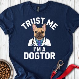 French Bulldog Dogtor T Shirt Gift For Dog Lover