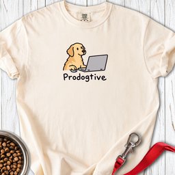 Golden Retriever Prodogtive Premium Tee Gift For Dog Lover
