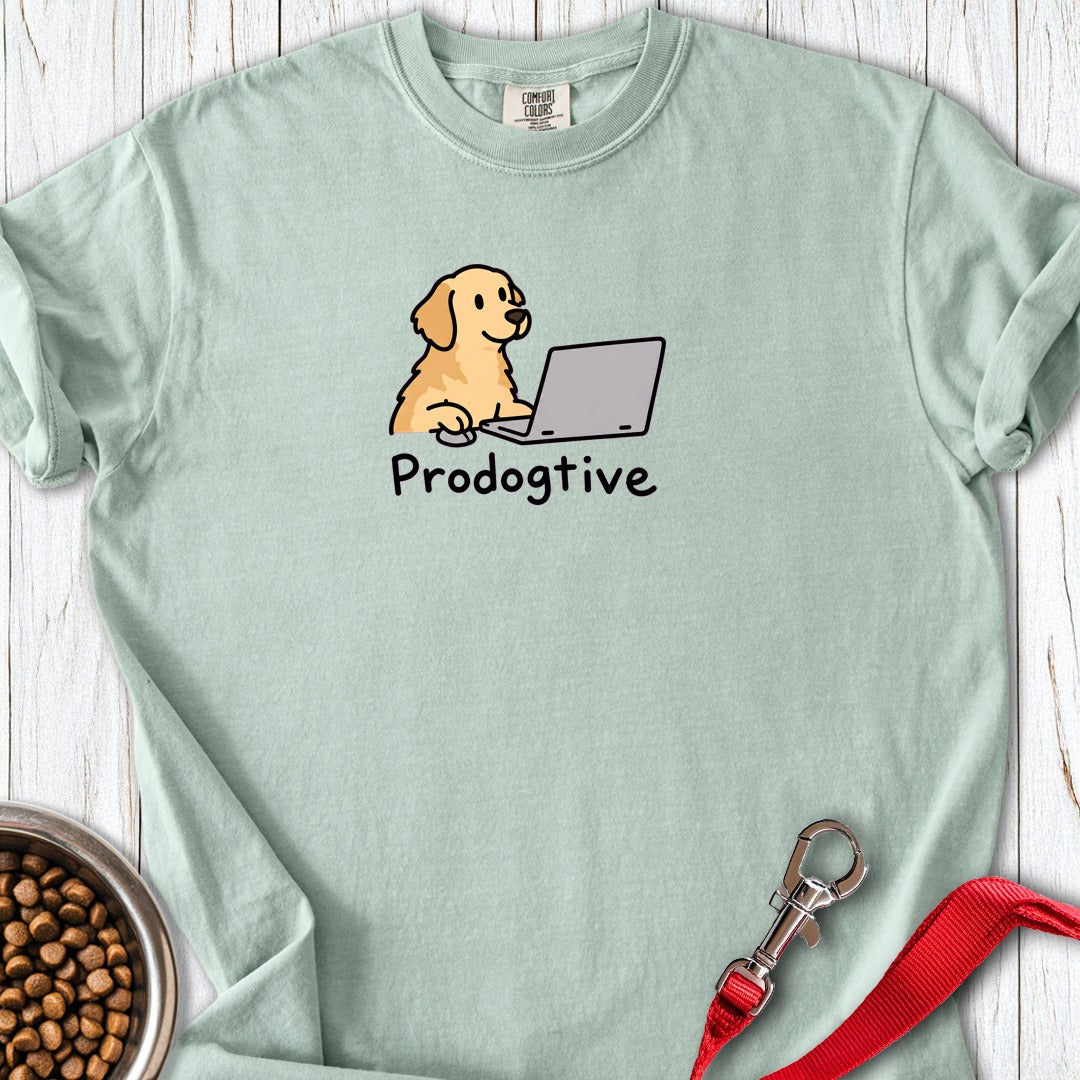 Golden Retriever Prodogtive Premium Tee Gift For Dog Lover