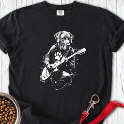Great Dane Guitar Premium Tee Gift For Dog Lover