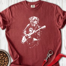 Great Dane Guitar Premium Tee Gift For Dog Lover