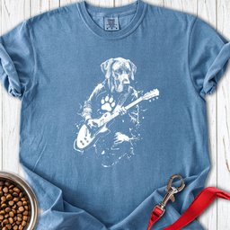 Great Dane Guitar Premium Tee Gift For Dog Lover