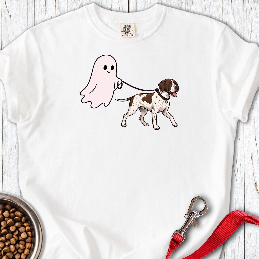 English Pointer Ghost Walk Premium Tee Gift For Dog Lover