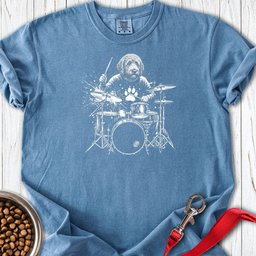 Golden Doodle Drummer Premium Tee Gift For Dog Lover