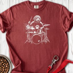 Golden Doodle Drummer Premium Tee Gift For Dog Lover