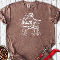 Golden Doodle Drummer Premium Tee Gift For Dog Lover