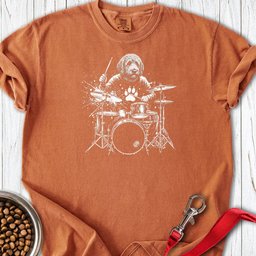 Golden Doodle Drummer Premium Tee Gift For Dog Lover