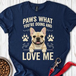 French Bulldog Paws What Youre Doing T Shirt Gift For Dog Lover
