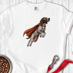 German Shorthaired Pointer Superhero Premium Tee Gift For Dog Lover