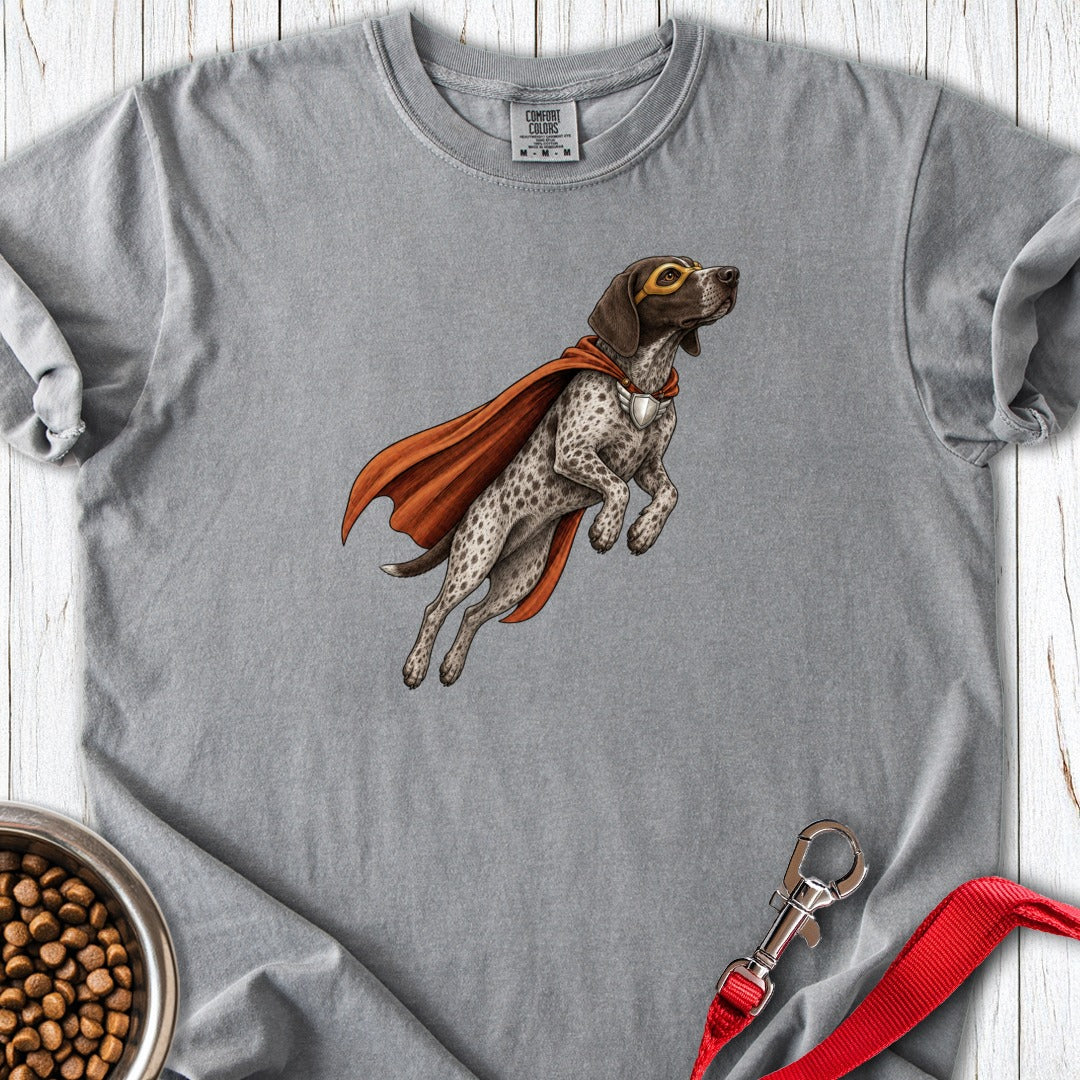 German Shorthaired Pointer Superhero Premium Tee Gift For Dog Lover
