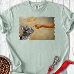 God Creates Merle Frenchie Premium Tee Gift For Dog Lover