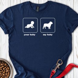 English Bulldog Baby T Shirt Gift For Dog Lover