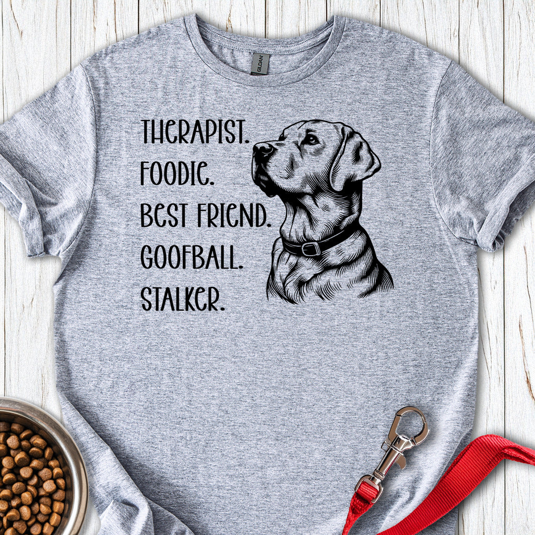 Funny Labrador Titles T Shirt Gift For Dog Lover