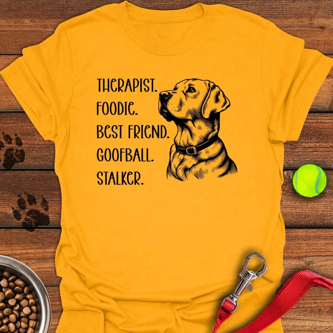 Funny Labrador Titles T Shirt Gift For Dog Lover