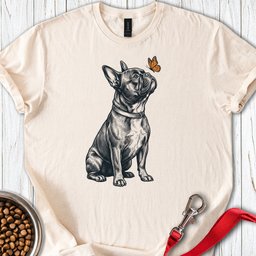 French Bulldog Butterfly T Shirt Gift For Dog Lover