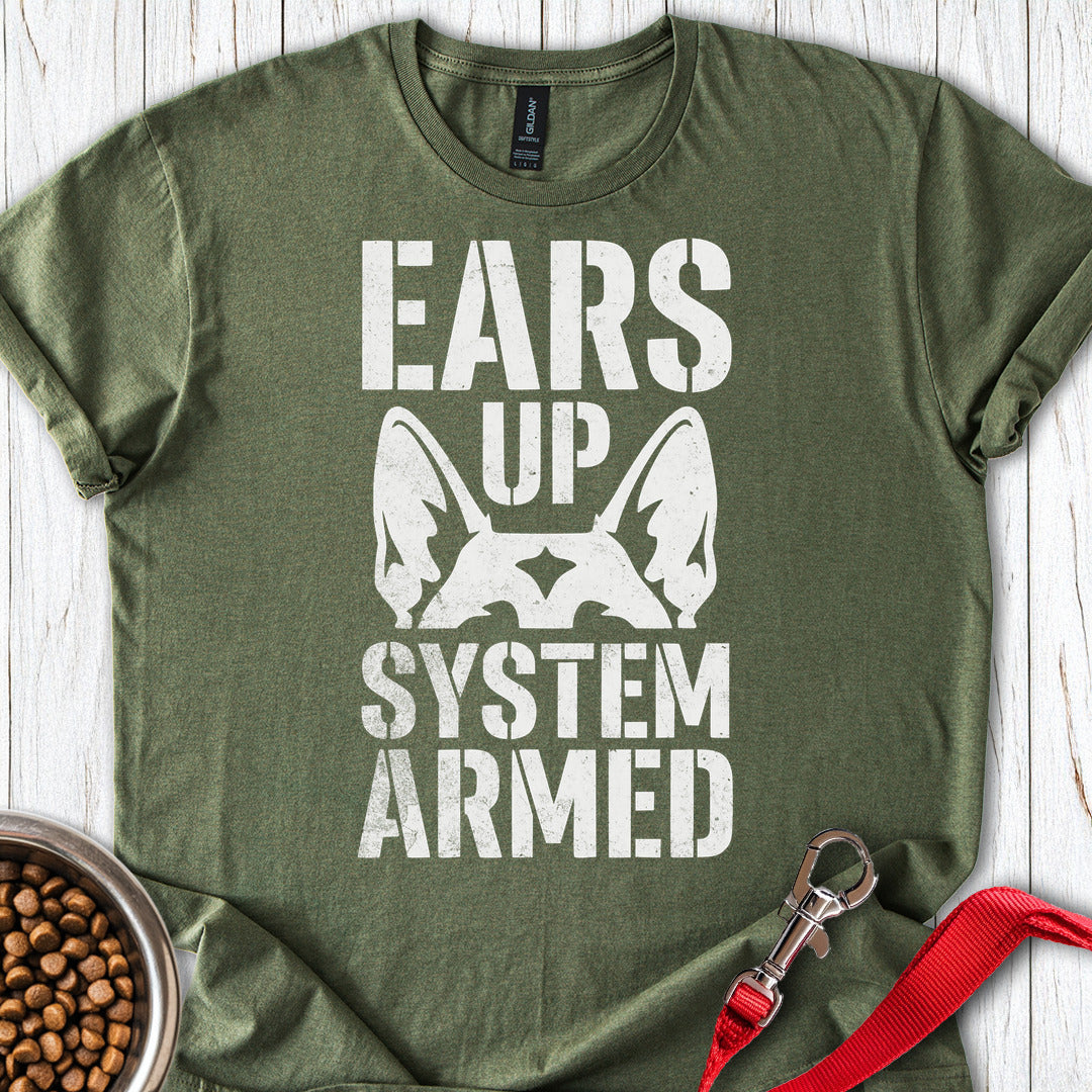 German Shepherd Alarm T Shirt Gift For Dog Lover