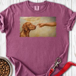 God Creates Vizsla Premium Tee Gift For Dog Lover