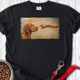 God Creates Vizsla Premium Tee Gift For Dog Lover