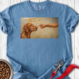 God Creates Vizsla Premium Tee Gift For Dog Lover