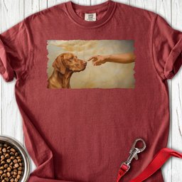 God Creates Vizsla Premium Tee Gift For Dog Lover