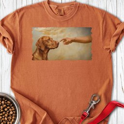 God Creates Vizsla Premium Tee Gift For Dog Lover