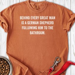 German Shepherd Dad Bathroom Premium Tee Gift For Dad