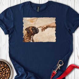 God Creates Brindle Boxer T Shirt Gift For Dog Lover