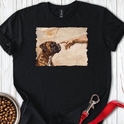 God Creates Brindle Boxer T Shirt Gift For Dog Lover