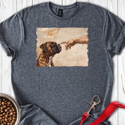 God Creates Brindle Boxer T Shirt Gift For Dog Lover
