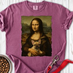 French Bulldog Mona Lisa Premium Tee Gift For Dog Lover
