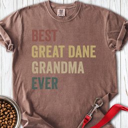 Great Dane Grandma Premium Tee Gift For Grandma