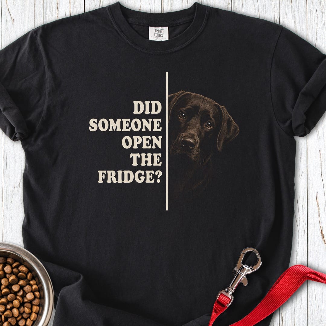 Hungry Chocolate Lab Premium Tee Gift For Dog Lover