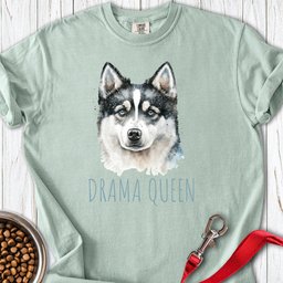Drama Queen Husky Premium Tee Gift For Dog Lover