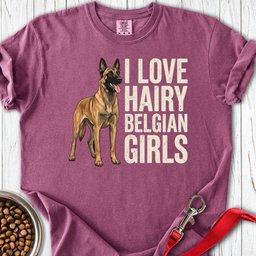 Hairy Belgian Malinois Premium Tee Gift For Dog Lover
