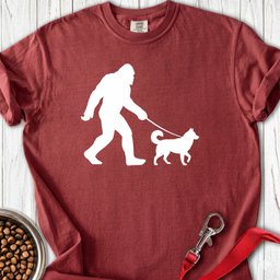 Husky Bigfoot Premium Tee Gift For Dog Lover