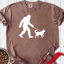 Husky Bigfoot Premium Tee Gift For Dog Lover