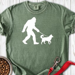 Husky Bigfoot Premium Tee Gift For Dog Lover