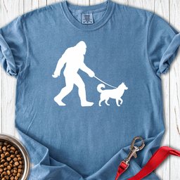 Husky Bigfoot Premium Tee Gift For Dog Lover