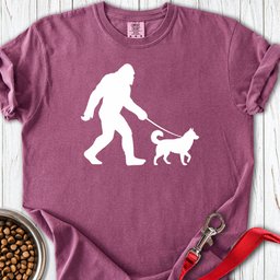 Husky Bigfoot Premium Tee Gift For Dog Lover