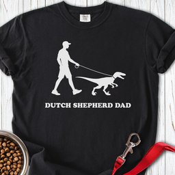 Dutch Shepherd Dad Premium Tee Gift For Dad