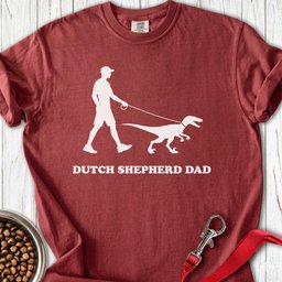 Dutch Shepherd Dad Premium Tee Gift For Dad