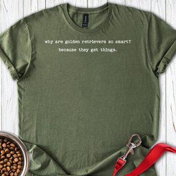Golden Retriever Dad Joke T Shirt Gift For Dad