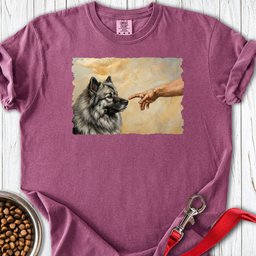 God Creates Keeshond Premium Tee Gift For Dog Lover