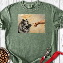 God Creates Keeshond Premium Tee Gift For Dog Lover
