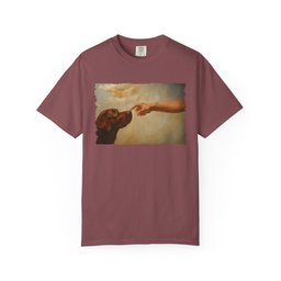 God Creates Chocolate Lab Premium Tee Gift For Dog Lover
