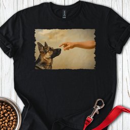 God Creates German Shepherd T Shirt Gift For Dog Lover