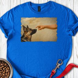 God Creates German Shepherd T Shirt Gift For Dog Lover
