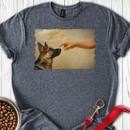 God Creates German Shepherd T Shirt Gift For Dog Lover