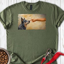 God Creates Blue Heeler T Shirt Gift For Dog Lover