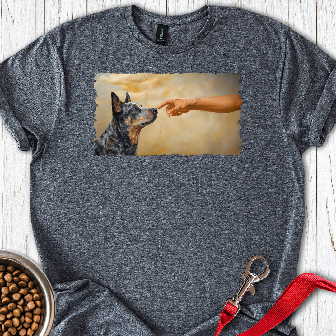 God Creates Blue Heeler T Shirt Gift For Dog Lover
